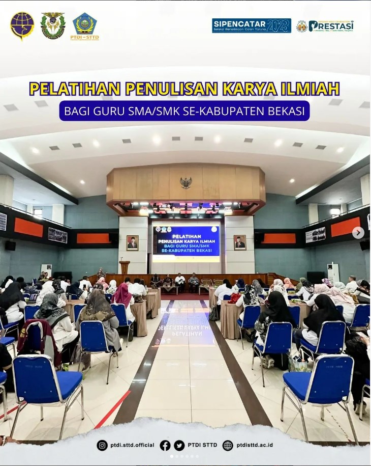 Pelatihan Penulisan Karya Ilmiah bagi Guru SMA/SMK Se-Kabupaten Bekasi